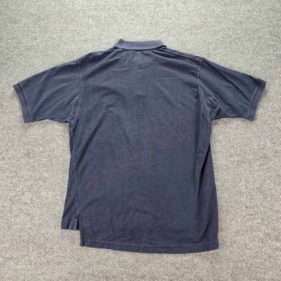 Chaps Ralph Lauren Polo Shirt Mens XL‎ Blue Short Sleeve Y2K Preppy Casual - Picture 7 of 7